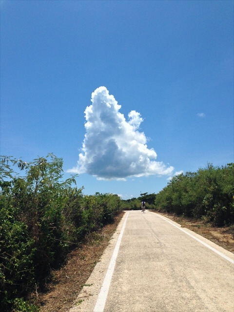 sightseeing at Taketomi island