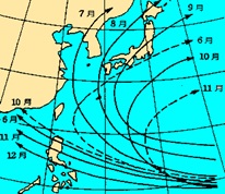 台風地図