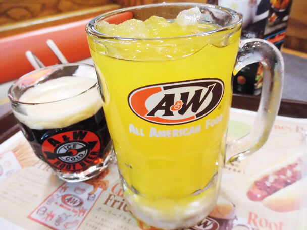 A＆W drinks