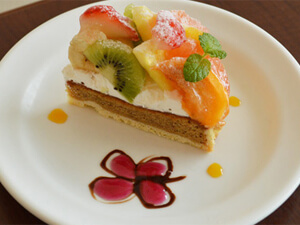 Cafe YABUSACHI cake