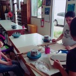 石垣島の青い海、空、お皿！石垣焼窯元｜石垣焼で海を作ろう！