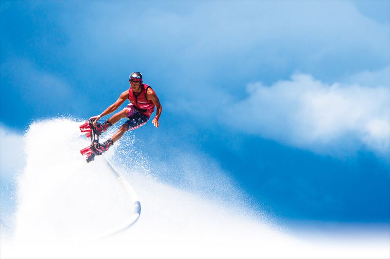 リザンシーパークホテル谷茶ベイ　フライボード