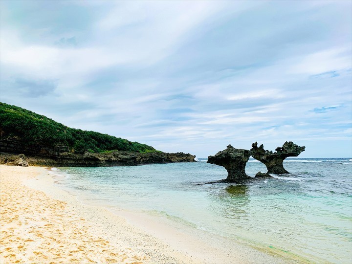 沖縄　ハートロック　古宇利島