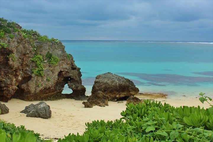 沖縄　ハートロック　池間島