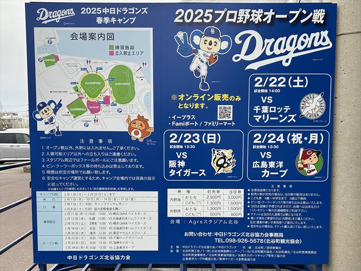 プロ野球沖縄キャンプ　楽しみ方