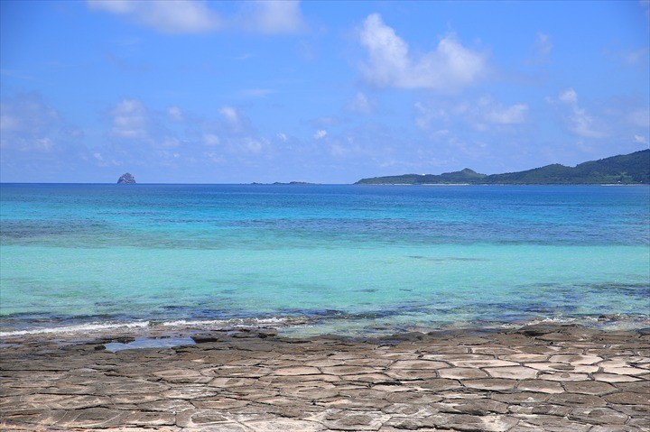 奥武島　観光　畳石