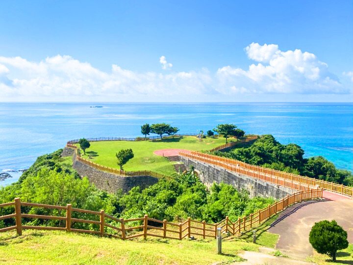 沖縄　朝活　知念岬公園