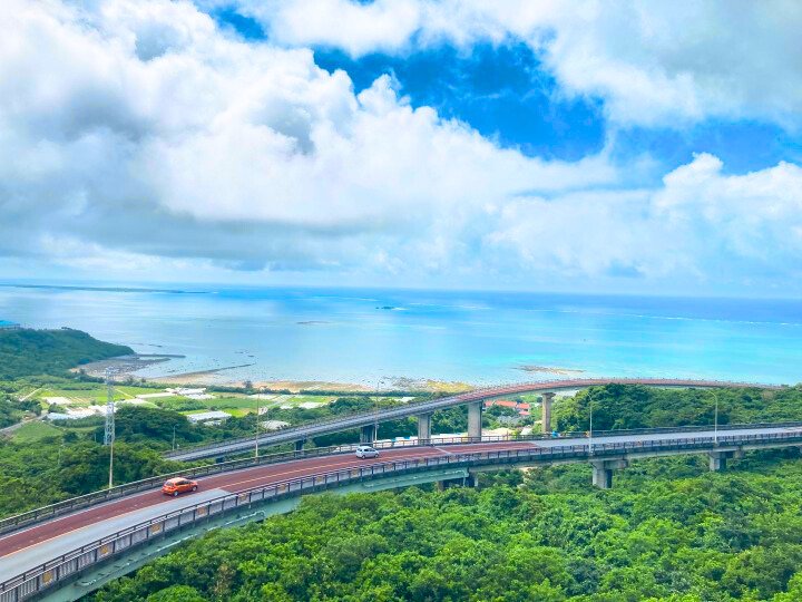 沖縄　朝活　二ライ・カナイ橋
