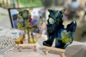 「ウミノホウセキ」で沖縄ものづくり体験！手軽なのに映えるアルコールインクアートに挑戦