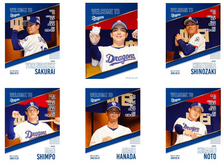 ドラゴンズライナー　トレーディングカード