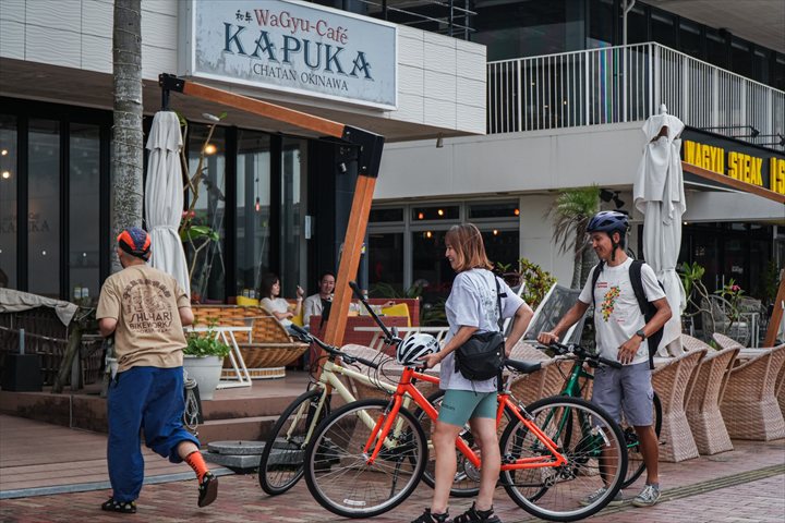 北谷町　レンタサイクル　　スポット
